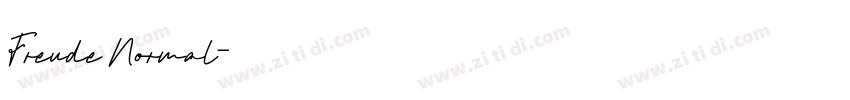 Freude Normal字体转换